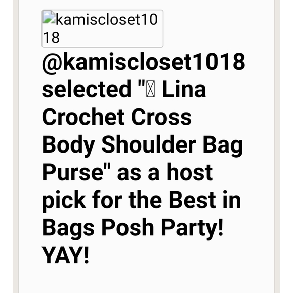 NEW Lina Crochet Cross Body Shoulder Bag Purse Braided Strap Black Interior 12x9 - Picture 8 of 8